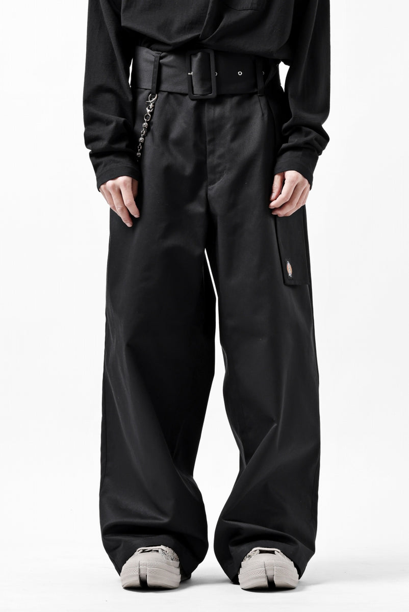 FACETASM x DICKIES BELTED BIG HEART PANTS (BLACK)の