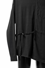 画像をギャラリービューアに読み込む, FACETASM ASSYMETRICAL BELTED LS TOP (BLACK)