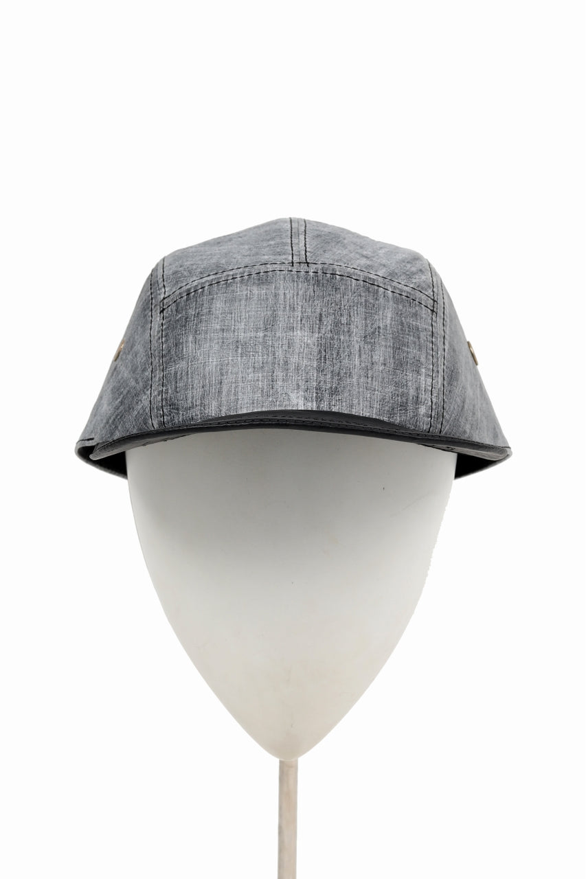 画像をギャラリービューアに読み込む, ierib exclusive delorean cap / DYNEEMA Leather (BLACK)