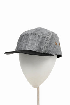 画像をギャラリービューアに読み込む, ierib exclusive delorean cap / DYNEEMA Leather (BLACK)