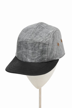 画像をギャラリービューアに読み込む, ierib exclusive delorean cap / DYNEEMA Leather (BLACK)