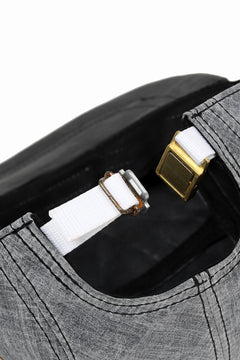 画像をギャラリービューアに読み込む, ierib exclusive delorean cap / DYNEEMA Leather (BLACK)