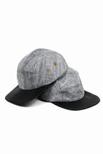 画像をギャラリービューアに読み込む, ierib exclusive delorean cap / DYNEEMA Leather (BLACK)