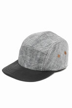 画像をギャラリービューアに読み込む, ierib exclusive delorean cap / DYNEEMA Leather (BLACK)