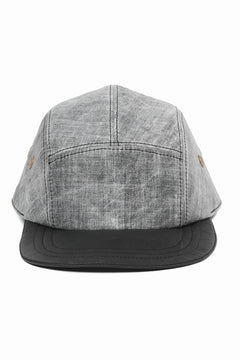 画像をギャラリービューアに読み込む, ierib exclusive delorean cap / DYNEEMA Leather (BLACK)