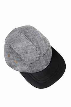 画像をギャラリービューアに読み込む, ierib exclusive delorean cap / DYNEEMA Leather (BLACK)