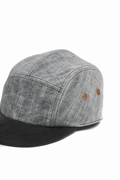 画像をギャラリービューアに読み込む, ierib exclusive delorean cap / DYNEEMA Leather (BLACK)