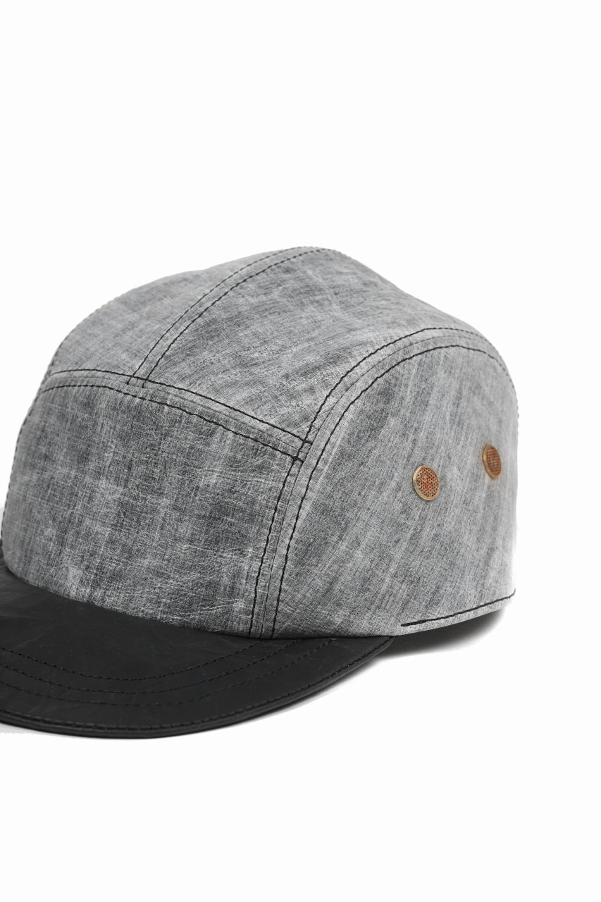 画像をギャラリービューアに読み込む, ierib exclusive delorean cap / DYNEEMA Leather (BLACK)