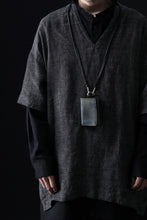 画像をギャラリービューアに読み込む, ierib smart folding neck wallet / Marble Cordovan (BLACK-A)