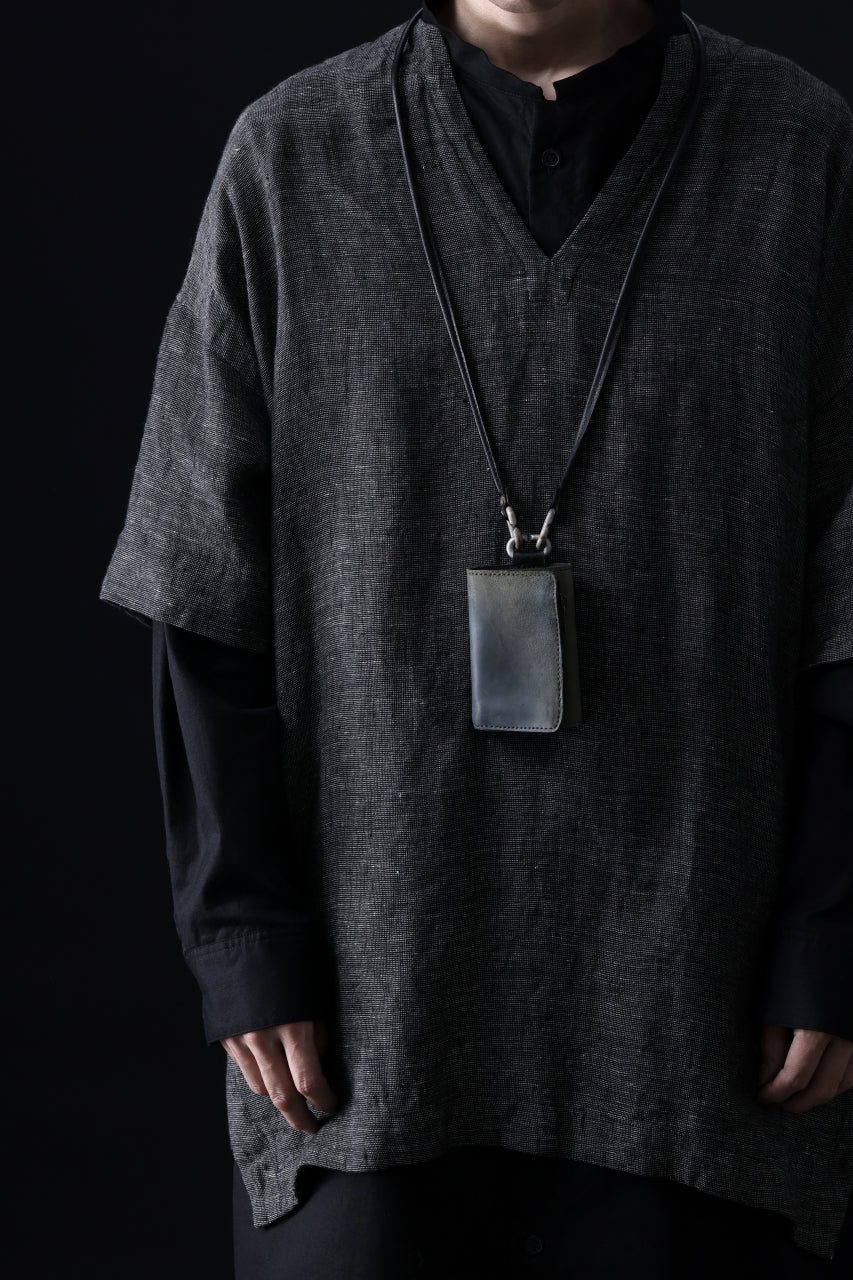 画像をギャラリービューアに読み込む, ierib smart folding neck wallet / Marble Cordovan (BLACK-A)