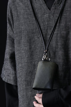 画像をギャラリービューアに読み込む, ierib smart folding neck wallet / Marble Cordovan (BLACK-A)