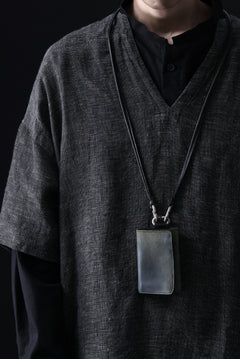 画像をギャラリービューアに読み込む, ierib smart folding neck wallet / Marble Cordovan (BLACK-A)