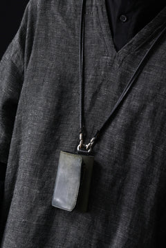 画像をギャラリービューアに読み込む, ierib smart folding neck wallet / Marble Cordovan (BLACK-A)