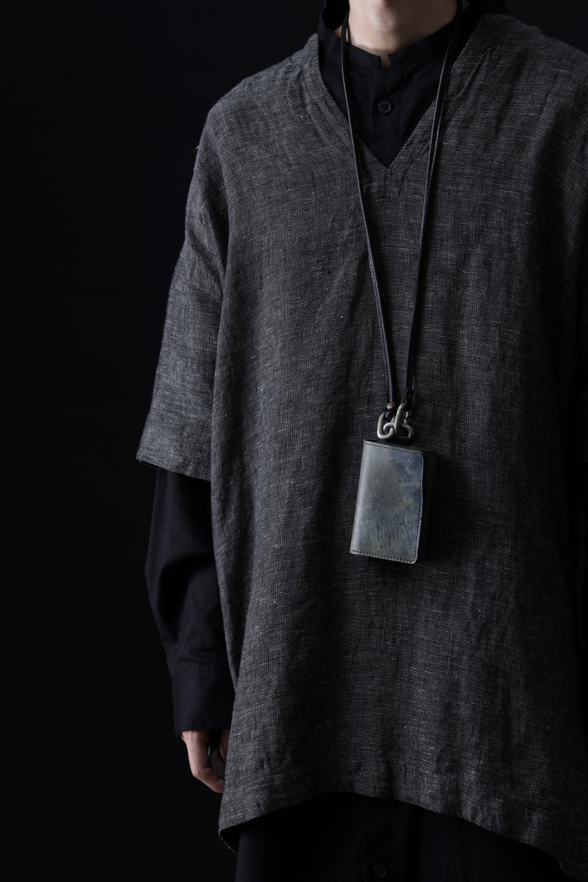 画像をギャラリービューアに読み込む, ierib smart folding neck wallet / Marble Cordovan (BLACK-B)