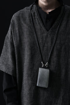 画像をギャラリービューアに読み込む, ierib smart folding neck wallet / Marble Cordovan (BLACK-C)