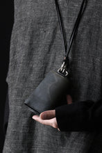 画像をギャラリービューアに読み込む, ierib smart folding neck wallet / Marble Cordovan (BLACK-C)