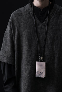 画像をギャラリービューアに読み込む, ierib smart folding neck wallet / Marble Cordovan (GREY-B)