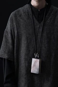 画像をギャラリービューアに読み込む, ierib smart folding neck wallet / Marble Cordovan (GREY-A)