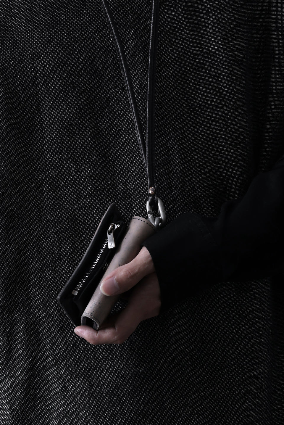 画像をギャラリービューアに読み込む, ierib smart folding neck wallet / Marble Cordovan (GREY-A)