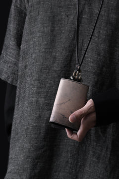 画像をギャラリービューアに読み込む, ierib smart folding neck wallet / Marble Cordovan (GREY-B)