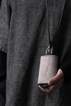 画像をギャラリービューアに読み込む, ierib smart folding neck wallet / Marble Cordovan (GREY-A)