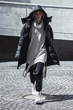 画像をギャラリービューアに読み込む, A.F ARTEFACT "DUVET" VERTICAL DOWN JACKET (BLACK)