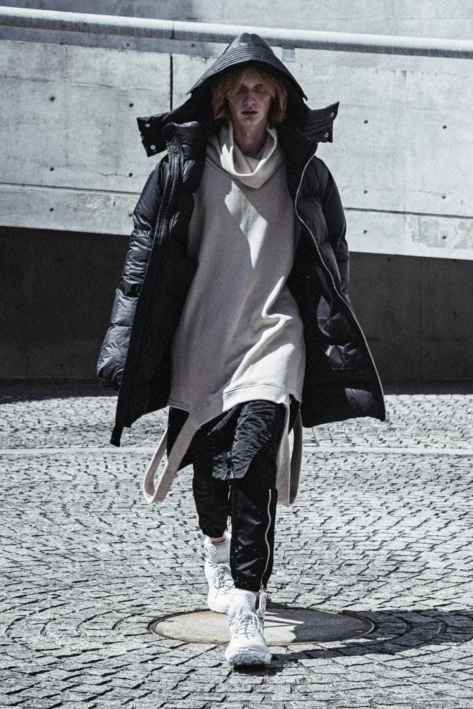 画像をギャラリービューアに読み込む, A.F ARTEFACT "DUVET" VERTICAL DOWN JACKET (BLACK)