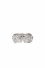 画像をギャラリービューアに読み込む, m.a+ silver stitched multiple cross ring / AG518/AG (SILVER)