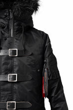 画像をギャラリービューアに読み込む, ISAMU KATAYAMA BACKLASH xx ALPHA INDUSTRIES N-3B JACKET (BLACK)