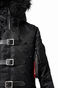 画像をギャラリービューアに読み込む, ISAMU KATAYAMA BACKLASH xx ALPHA INDUSTRIES N-3B JACKET (BLACK)