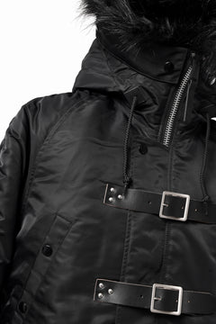 画像をギャラリービューアに読み込む, ISAMU KATAYAMA BACKLASH xx ALPHA INDUSTRIES N-3B JACKET (BLACK)