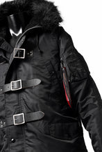 画像をギャラリービューアに読み込む, ISAMU KATAYAMA BACKLASH xx ALPHA INDUSTRIES N-3B JACKET (BLACK)