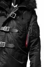 画像をギャラリービューアに読み込む, ISAMU KATAYAMA BACKLASH xx ALPHA INDUSTRIES N-3B JACKET (BLACK)