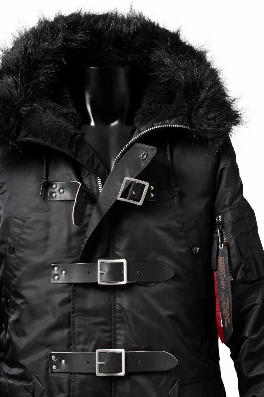 画像をギャラリービューアに読み込む, ISAMU KATAYAMA BACKLASH xx ALPHA INDUSTRIES N-3B JACKET (BLACK)