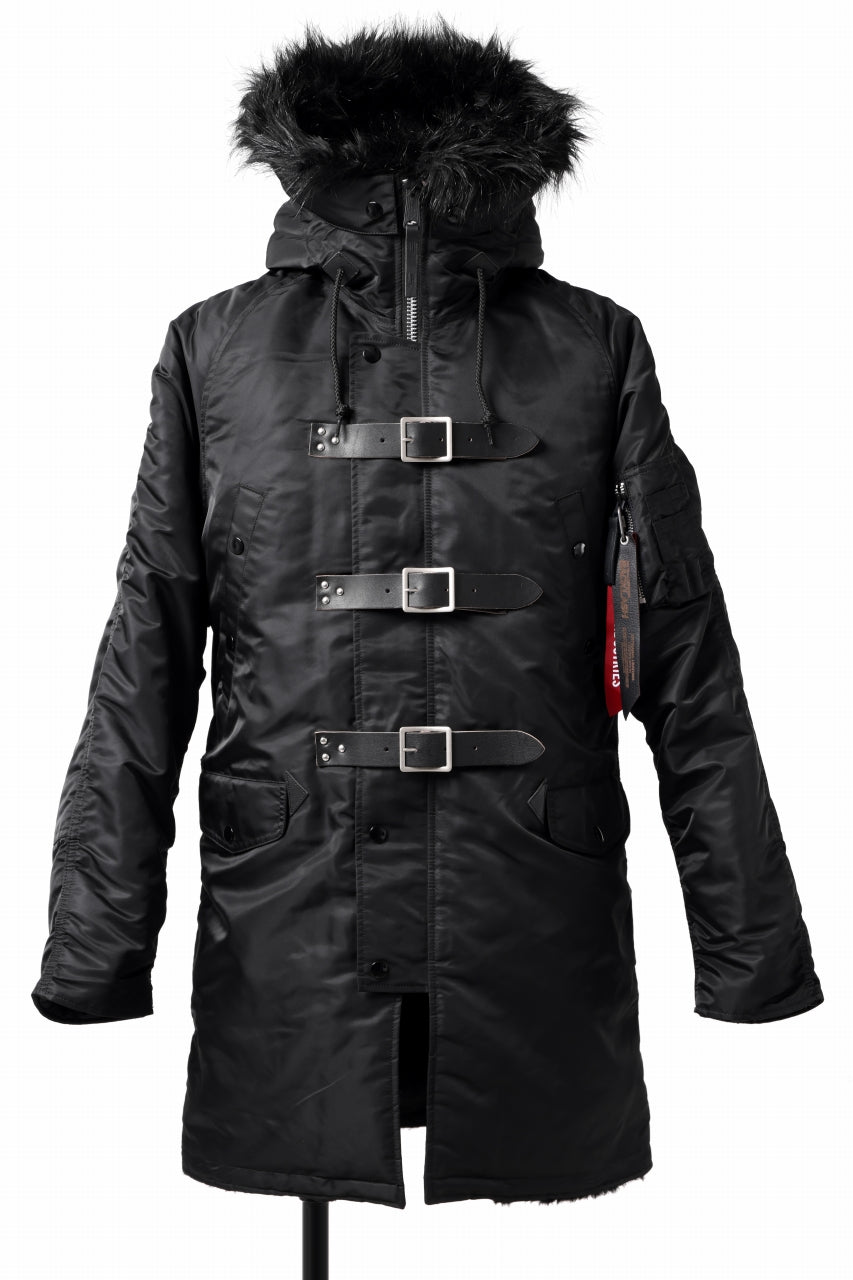 画像をギャラリービューアに読み込む, ISAMU KATAYAMA BACKLASH xx ALPHA INDUSTRIES N-3B JACKET (BLACK)