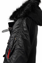 画像をギャラリービューアに読み込む, ISAMU KATAYAMA BACKLASH xx ALPHA INDUSTRIES N-3B JACKET (BLACK)