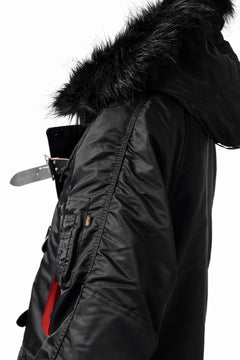 画像をギャラリービューアに読み込む, ISAMU KATAYAMA BACKLASH xx ALPHA INDUSTRIES N-3B JACKET (BLACK)