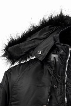 画像をギャラリービューアに読み込む, ISAMU KATAYAMA BACKLASH xx ALPHA INDUSTRIES N-3B JACKET (BLACK)