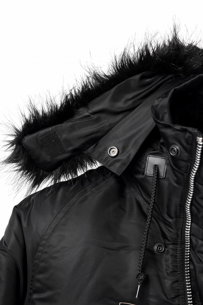 画像をギャラリービューアに読み込む, ISAMU KATAYAMA BACKLASH xx ALPHA INDUSTRIES N-3B JACKET (BLACK)