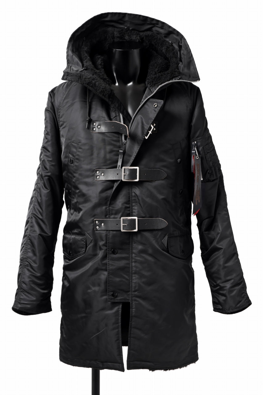 画像をギャラリービューアに読み込む, ISAMU KATAYAMA BACKLASH xx ALPHA INDUSTRIES N-3B JACKET (BLACK)