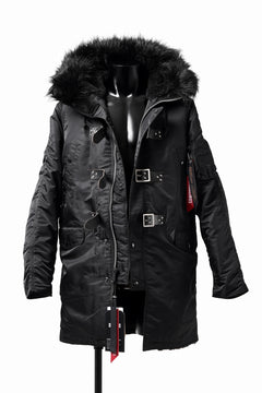 画像をギャラリービューアに読み込む, ISAMU KATAYAMA BACKLASH xx ALPHA INDUSTRIES N-3B JACKET (BLACK)