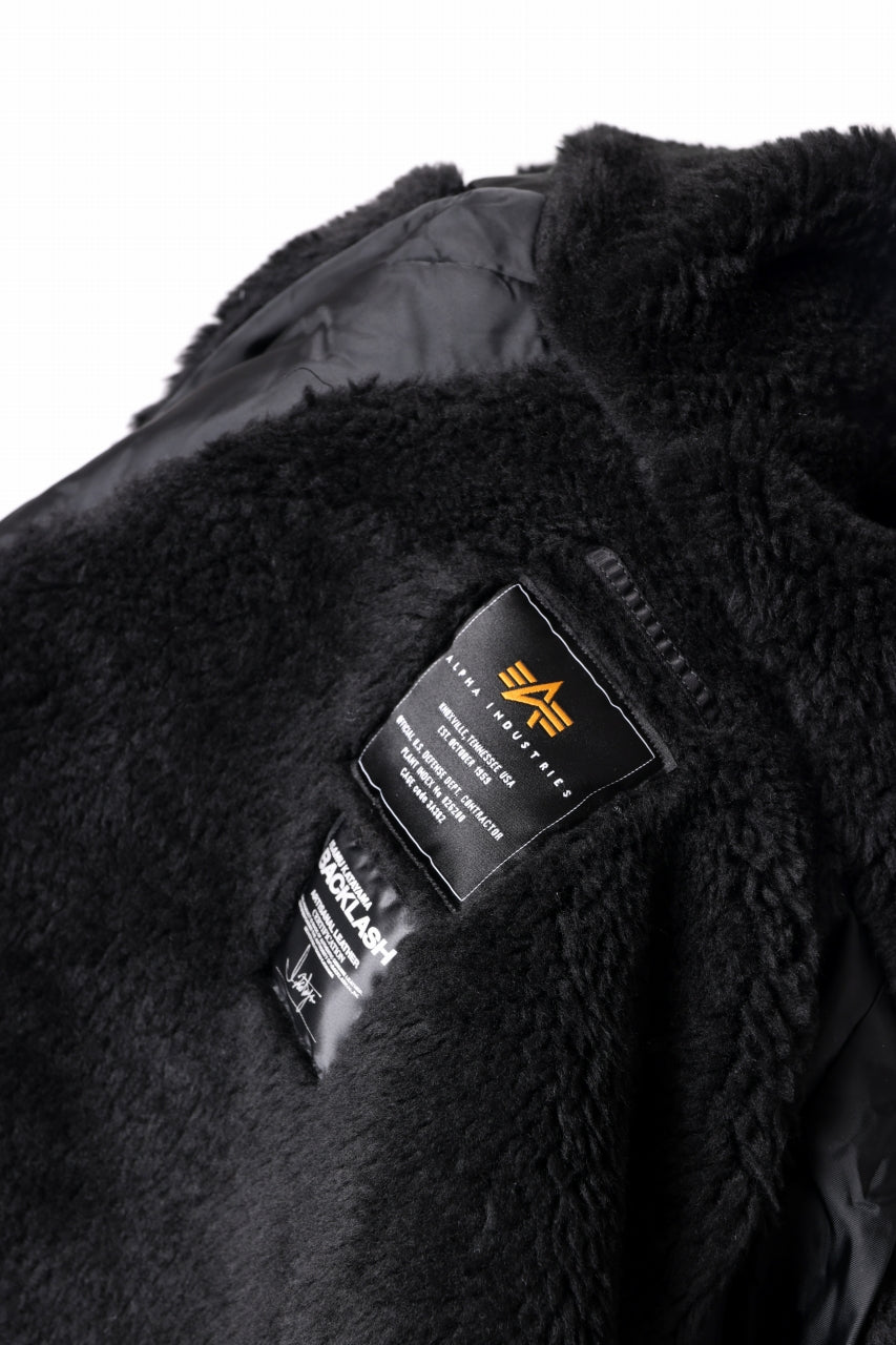 画像をギャラリービューアに読み込む, ISAMU KATAYAMA BACKLASH xx ALPHA INDUSTRIES N-3B JACKET (BLACK)