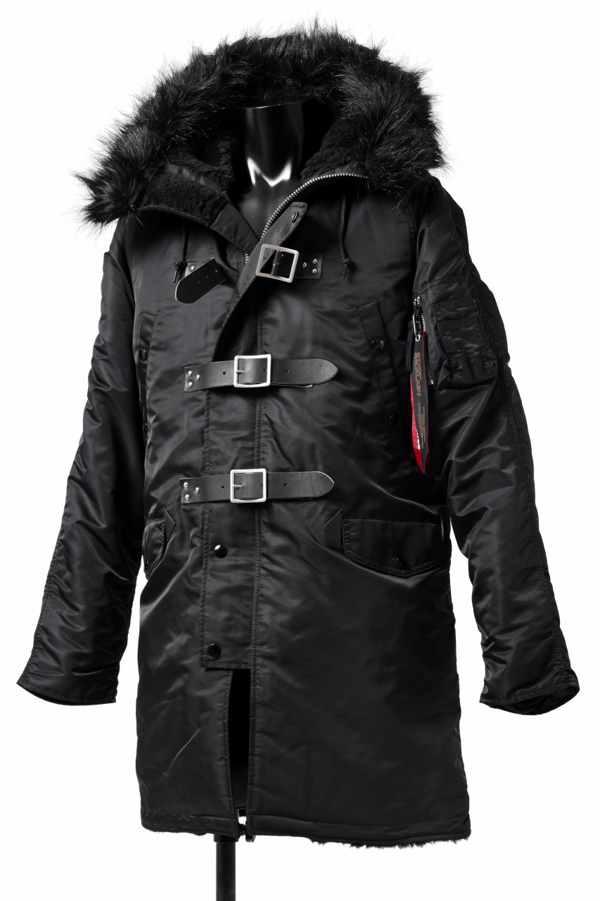 画像をギャラリービューアに読み込む, ISAMU KATAYAMA BACKLASH xx ALPHA INDUSTRIES N-3B JACKET (BLACK)