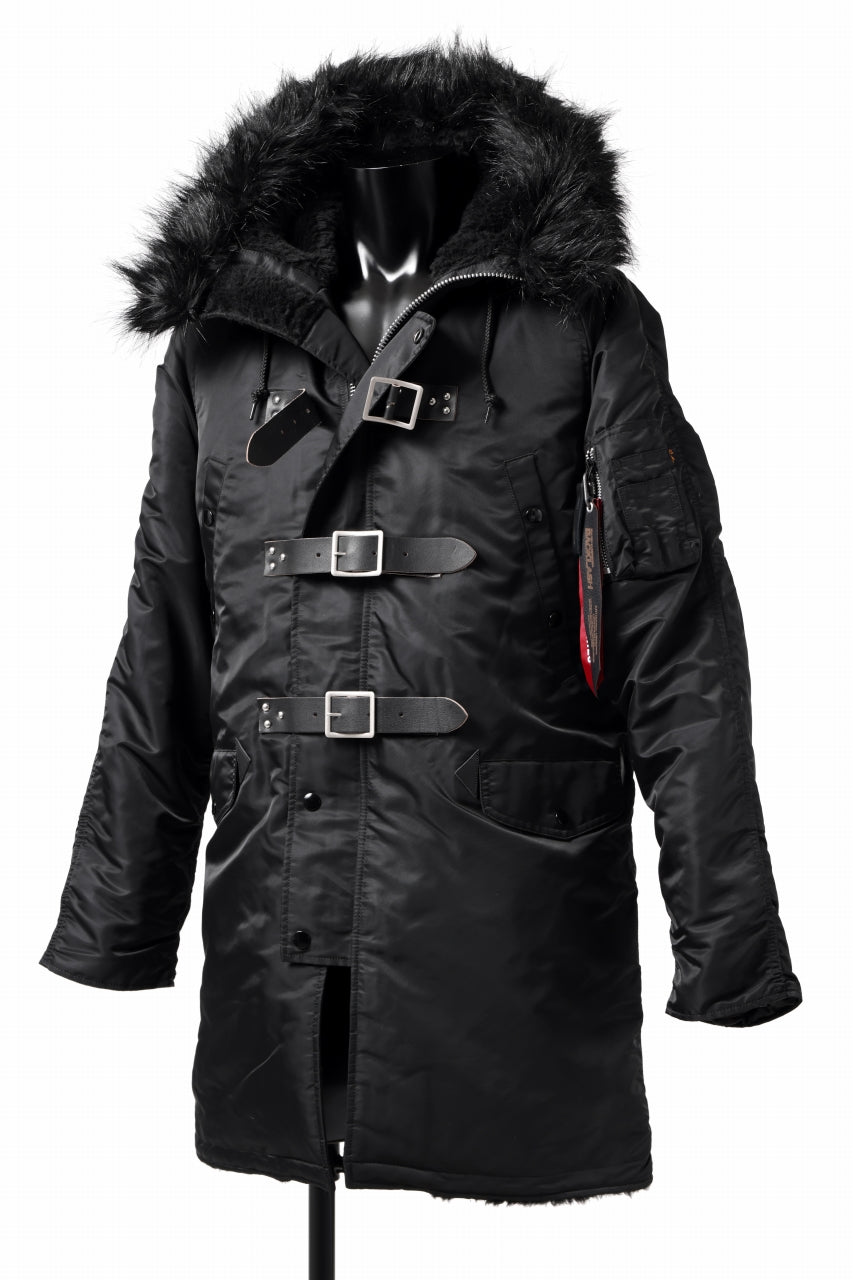 画像をギャラリービューアに読み込む, ISAMU KATAYAMA BACKLASH xx ALPHA INDUSTRIES N-3B JACKET (BLACK)