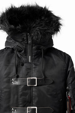 画像をギャラリービューアに読み込む, ISAMU KATAYAMA BACKLASH xx ALPHA INDUSTRIES N-3B JACKET (BLACK)