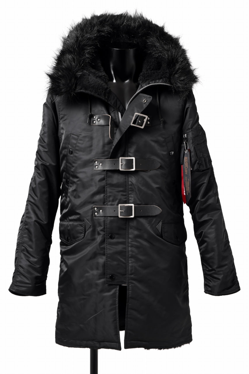 画像をギャラリービューアに読み込む, ISAMU KATAYAMA BACKLASH xx ALPHA INDUSTRIES N-3B JACKET (BLACK)