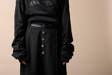 画像をギャラリービューアに読み込む, SOSNOVSKA exclusive KNEE ELLIPSED PANTS (BLACK)