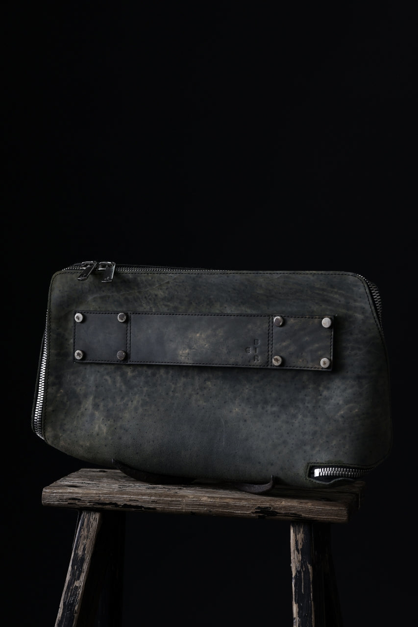 画像をギャラリービューアに読み込む, ierib onepiece clutch-bag / Marble Culatta (BLACK #A)