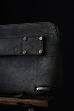 画像をギャラリービューアに読み込む, ierib onepiece clutch-bag / Marble Culatta (BLACK #A)