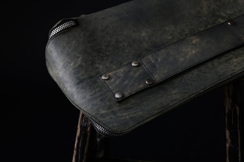 画像をギャラリービューアに読み込む, ierib onepiece clutch-bag / Marble Culatta (BLACK #A)